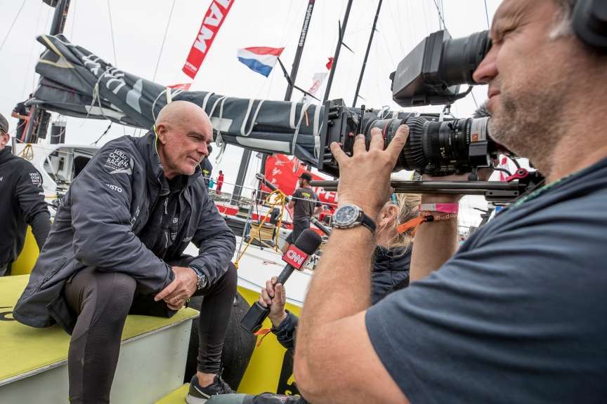 Leg 11 from Gothenburg to The Hague. Finish at The Hague. 24 June, 2018.