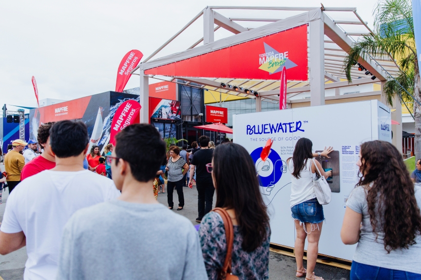 Leg 8, Itajai stopover. Race Village. 14 April, 2018.