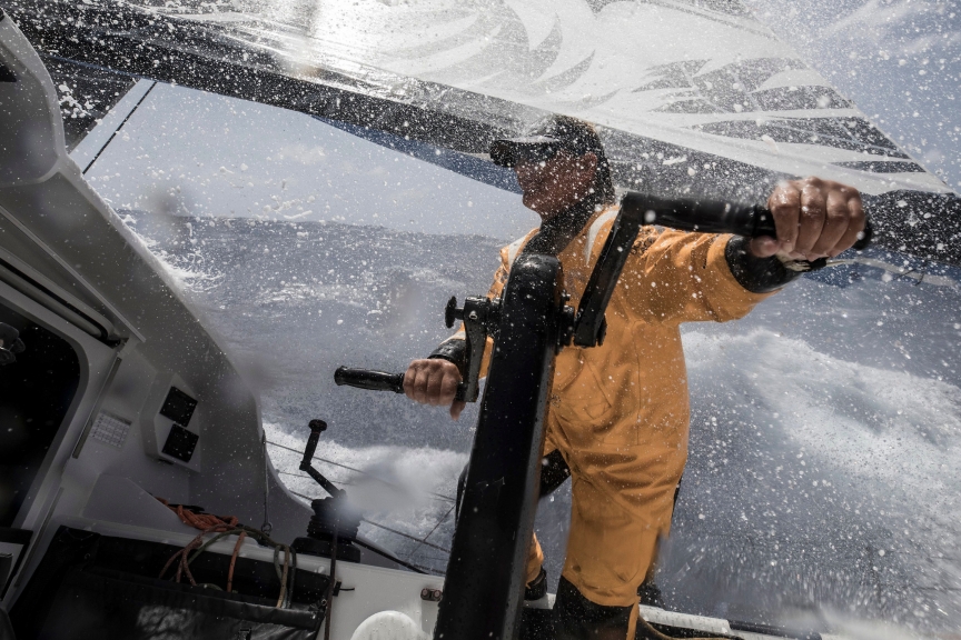 Leg 6 to Auckland, day 9 on board Turn the Tide on Plastic. Dee Caffari. 15 February, 2018.