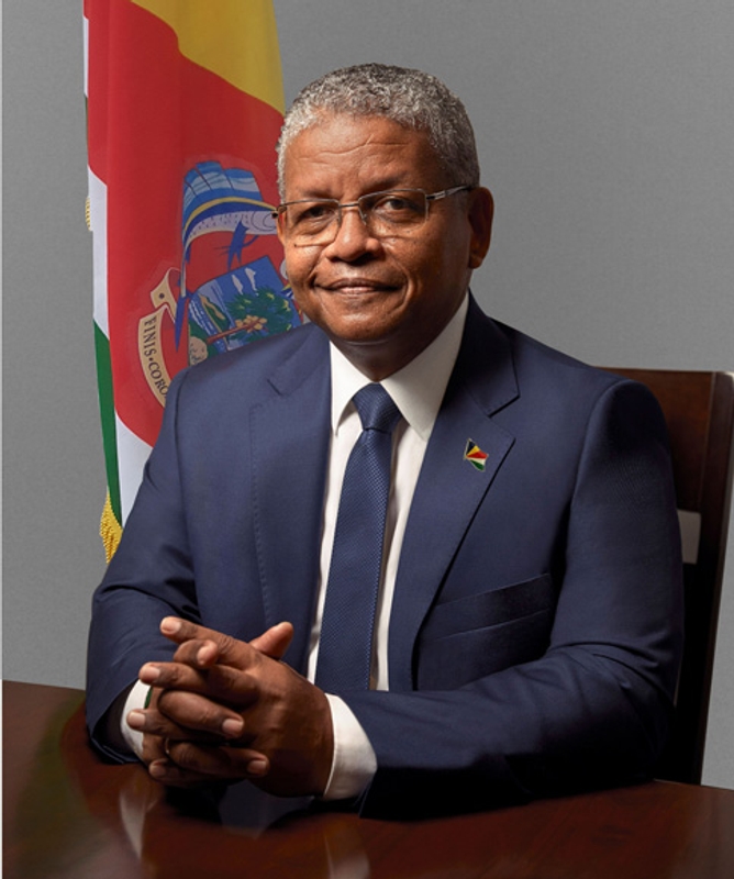 Wavel Ramkalawan, President of the Republic of Seychelles