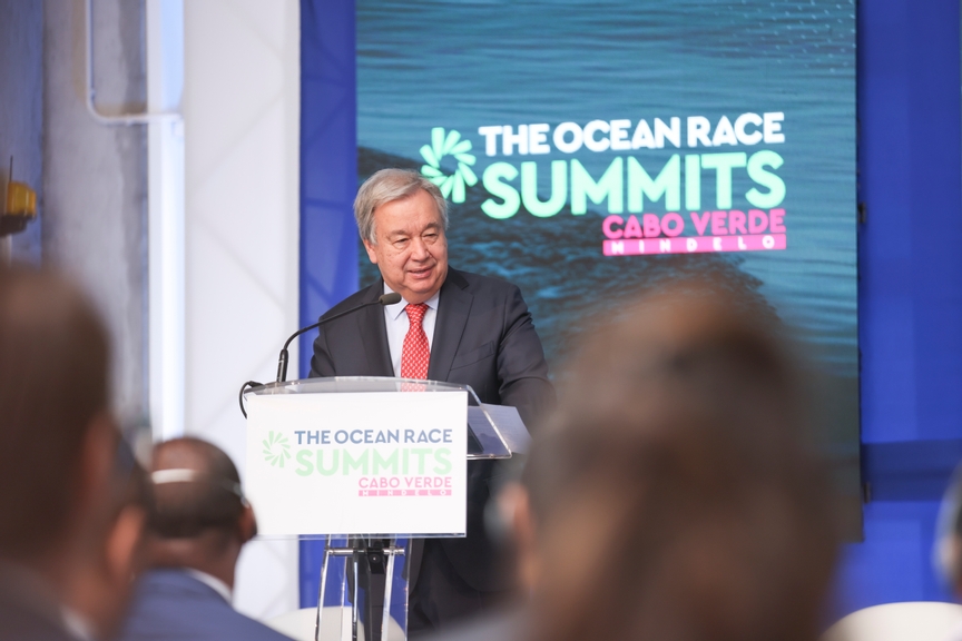 The Ocean Race 2022-23. 23 January 2023, SGNU António Guterres at The Ocean Race Summit in Cabo Verde