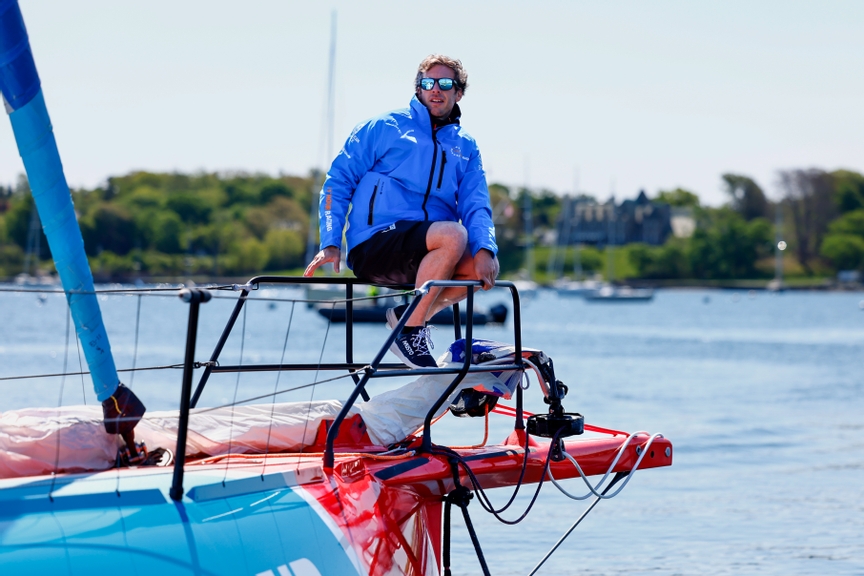 The Ocean Race 2022-23 - 18 May 2023, Charlie Dalin onboard 11th Hour Racing Team for Leg 5.The Ocean Race 2022-23 - 18 May 2023, Charlie Dalin onboard